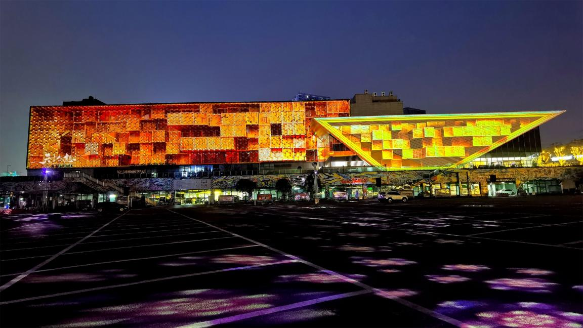 寸灘國際絲路花街建筑光影秀于7月1日開街上演啦！(圖5)