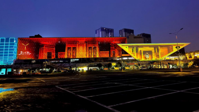 寸灘國際絲路花街建筑光影秀于7月1日開街上演啦！(圖17)