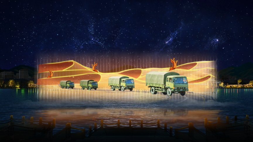 可克達拉朱雀湖5D全息水舞秀-《朱雀湖夜曲》上演啦!(圖10)