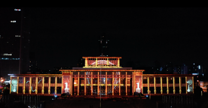 天空創(chuàng)想用科技點(diǎn)亮城市！杭州武林廣場(chǎng)3DMAPPING秀震撼上演！(圖22)