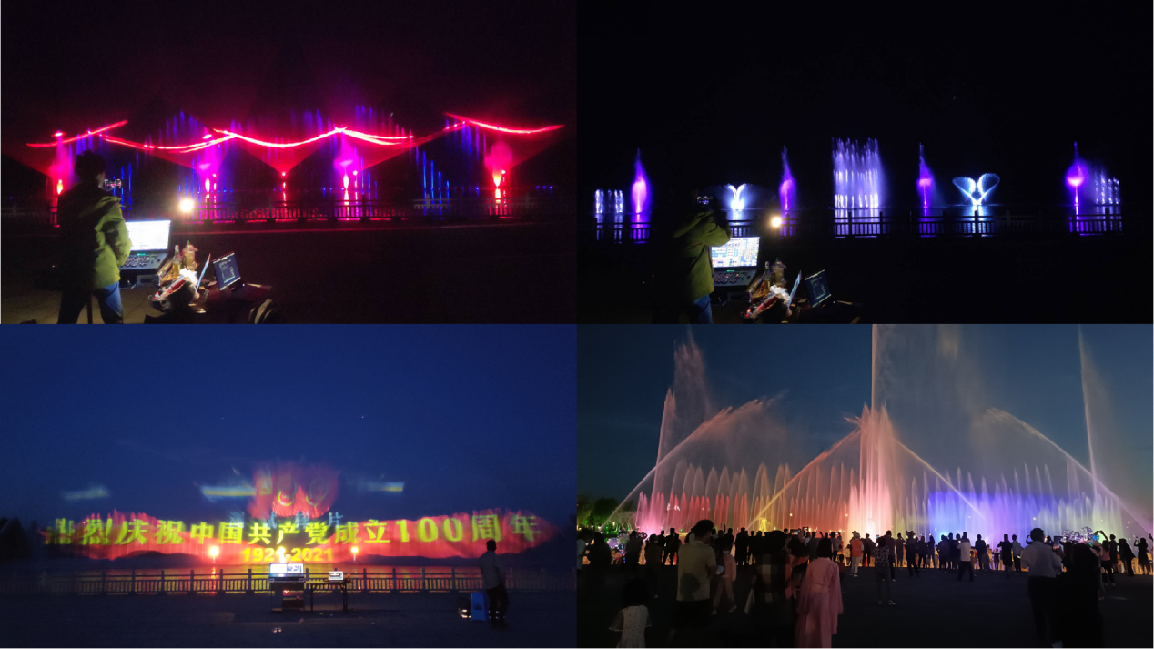 新疆可克達拉朱雀湖水秀(圖5)